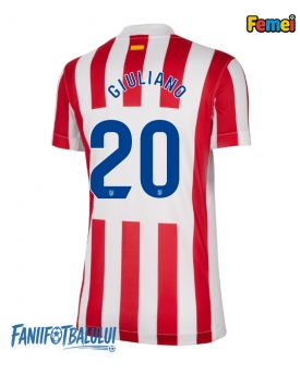 Atletico Madrid Giuliano Simeone #20 Tricou Fotbal Replică 2025-26 Femei Acasa